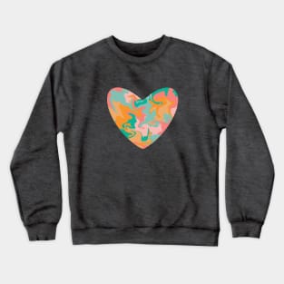 Happy Valentine's Day liquified Crewneck Sweatshirt